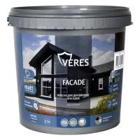 Купить Краска акриловая VERES фасадная Горький шоколад 2,7л 270329