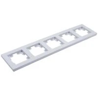 Купить Рамка UNIVersal Афина СУ 5-я белая А1042