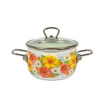 Купить Кастрюля эмалиров. "FERNANDA" белосн. 2 л (1/4) "VITROSS"  1SC165S