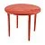 Купить Стол пласт. круглый 90*90*71 см (красный) (1) "Стандарт пластик"