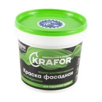 Краска В/Д Фасадная Особопрочная 1,5кг Krafor 42163