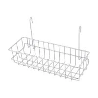 Купить Полка навесная на рейлинг "FORTUNA" PR-09, 29,2*12,2*16,8 см, хром. (1/12) "MALLONY"