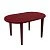 Купить Стол пласт. овальный 140*80*71 см (вишневый) (1) "Стандарт пластик"