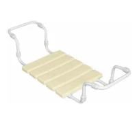 Купить Сиденье в ванну раздвижное пластик. (кремовый), каркас металл. (1/6) "Виолет"