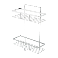 Купить Полка для ванной 2-х ярусная  30*11*40 см хром. (1/12) "Рыжий кот" COZY-CR-4
