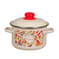 Купить Кастрюля эмалиров. "Моя кухня" слон. кость 2 л (1/8) "Стальэмаль"  1RD161M