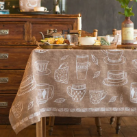 Купить Скатерть "Доляна" CUP OF TEA  220*144 см (1/16) 4682763