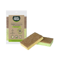 Купить Губки для посуды "Эко" с агавой XL целлюлозные упак. 2 шт. (1/25) "MASTER FRESH"