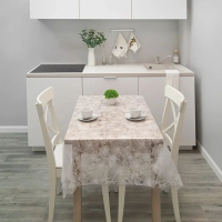 Купить Скатерть пвх "Муза" 132*180 см гибискус (1/12) 022-WHITE