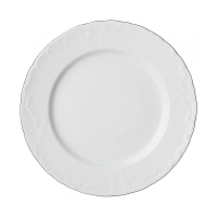 Купить Тарелка обеденная "ROCOCO" золотая кайма 25 см (1/6/36) "CMIELOW" OMDZ21-рококо-21