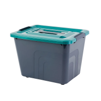 Купить Ящик для хранения "BERGEN FJORD" с лотком и ручкой 18 л (базальт) (1/8) "PLAST TEAM" PT655511026