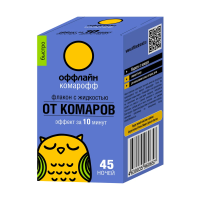 Купить Средство от комаров "Комарофф оффлайн быстро" жидк. запасной флакон 45 ночей 30 мл (1/24)