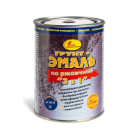 Грунт- эмаль по ржавчине  3 в 1 синяя RAL 5017  1 л (1/12) новбытхим