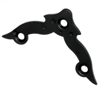 Купить Уголок декор фигурный 110 черный