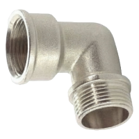 Купить Уголок переходн.3/4"Fх 1/2" М никель