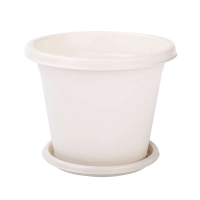 Купить Горшок для цветов "Эконом" 3 л (белый) (1/30) "Альтернатива" м7255