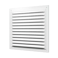 Купить Решетка вентиляц. с сеткой 200 х 200 мм метал. (1/50) "Эра"  2020мэ