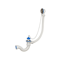 Купить Сифон для ванн 1 1/2" х 40 мм с переливом (1/40) "ORIO" а-4008