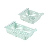 Купить Контейнер-органайзер для холодильника подвесной раздв. 20/28*16*7,6 см (1/20/120) "Рыжий кот" RC-02