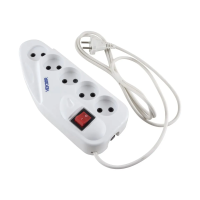 Купить Фильтр сетевой "VEKTOR LITE" 3 м, 5 розеток, белый (1/10)