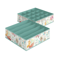 Купить Органайзеры для белья "Путешастики" 32*32*10 см (набор 2 шт.) (1/24) "VALIANT" KTR-S16S5