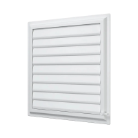 Купить Решетка вентиляц. с сеткой и жалюзи "AIRVENT" 452 х 483 мм пласт. (1/15) "Эра" 4548AVP