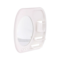 Купить Зеркало с полками "Аква" (белый) (1/8) "Альтернатива" м7731