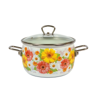 Купить Кастрюля эмалиров. "FERNANDA" белосн. 4 л (1/4) "VITROSS"  1SC205S