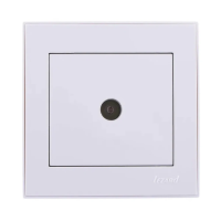 Купить Розетка телевизионная "RAIN" проходная, белый (1/10/120) "LEZARD" 703-0202-129