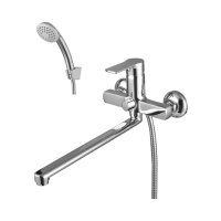 Купить Смеситель для ванн "PLUS GRACE"  LM1551C  длинный плоский излив (1/8) "LEMARK"