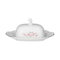 Купить Масленка "ROCOCO" бледная роза (1/12) "CMIELOW" OMDZ23-рококо-44