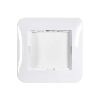 Купить Рамка "KARINA LIFE" 1 местн. горизонтальная, белый (1/20/240) "LEZARD" 708-0200-146