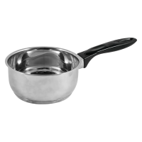 Купить Ковш нержав. "MESTOLO" 1,4 л  D=16 см  капсулир дно, бакел. ручка, зерк.полировка (1/8) "MALLONY"