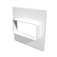 Купить Площадка торцевая 150 х 150 мм фланец 55 х 110 мм пластик (1/25) "Эра" 511птп