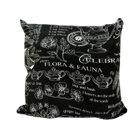 Купить Подушка декоративная 40*40 см рогожка, версаль черный (1/20) "SONNET"