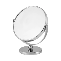 Купить Зеркало косметическое M-3135  D=12,5 см двустороннее на ножке (1/12) "Рыжий кот"