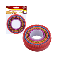 Купить Формы кулинарные пласт. "Круг" набор 6 шт. (1/12/120) "Мультидом" MS8-84