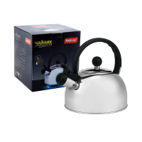 Купить Чайник нержав. 3 л со свистком, полиров., ручка бакелит.(1/6) "MALLONY" DJA-3033