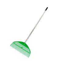 Купить Грабли веерные пласт. 22 плоских зуба с алюм. черенком "Гардения" (1/5)