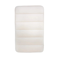 Купить Набор ковриков для ванной "Велюр" 50*80 + 40*60 см (светло-бежевый) (1/10) 7193-light-beige