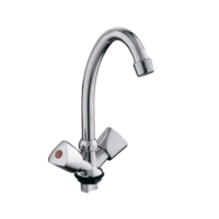 Купить Смеситель для кухни R40111 высокий поворотн, излив, двухвентильный (комплект 2 шт.) (1/10) "FRUD"