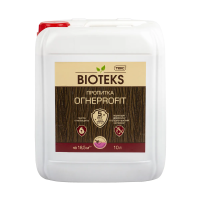 Огнезащитный состав 1 группа "BIOTEKS" огнеPROFIT розовый индикатор 10 л (1) текс