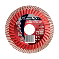 Купить Круг отрезной алмазный "PROFESSIONAL TURBO" 115 х 22,2 мм (сухая резка) (1/10/100) "MATRIX"