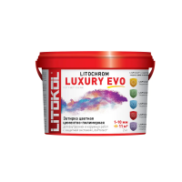 Купить Затирка "LITOCHROM LUXURY EVO" LLE.130 серый, ведро 2 кг (1) LITOKOL