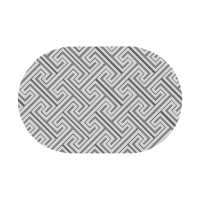 Купить Ковер циновка "Эко" 1,2*1,7 м  77012/55 овальный (1/10) "Люберецкие ковры"