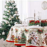Купить Скатерть "Этель" новогодние игрушки D=220 см (1) 2690321