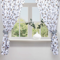 Купить Шторы для кухни "Груши" 145*180 см компл. 2 шт. с подхватами (1) "Этель" 5513584