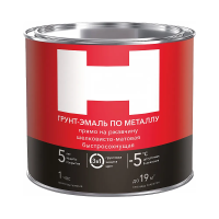 Грунт- эмаль по ржавчине 3 в 1 "H" красно-коричневая 10 кг (1) 200710