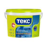 Краска в/д для стен и потолков влагостойкая  3 кг (1) текс