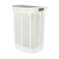 Купить Корзина для белья "AJUR" 50 л 43*34*59 см (белое облако) (1/2) "KEEPLEX" KL410111048